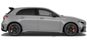 Auto hatchback clase A vista lateral - Mercedes Benz