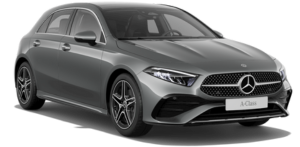 Auto hatchback clase A vista frontal - Mercedes Benz