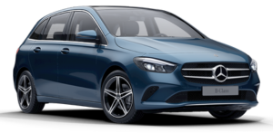 Auto hatchback clase B vista frontal - Mercedes Benz