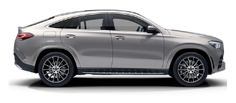 Camionetas SUV GLE Coupé vista lateral - Mercedes Benz