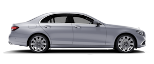 Auto sedán clase E vista lateral - Mercedes Benz