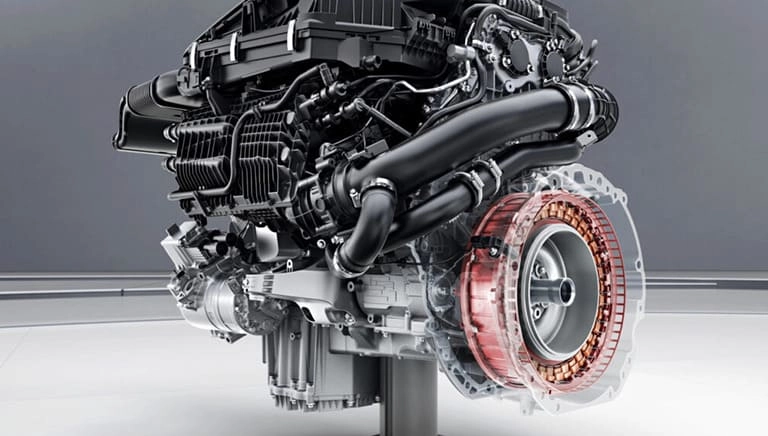 Motor de 6 cilindros en línea y 3.0 litros con turbocompresor