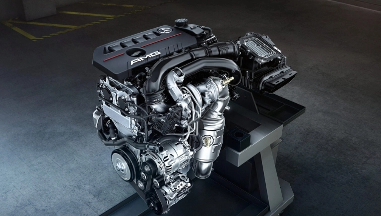 Motor sobrealimentado de 4 cilindros y 2.0 litros